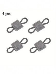 4pcs Durable Molle Backpack Straps Clip With Elastic Fabric Fastener Buckle Camping