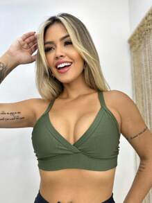 Women Sports Sets - Army Green - View 1