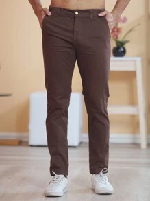 Men Pants - Marrón - Ver 1