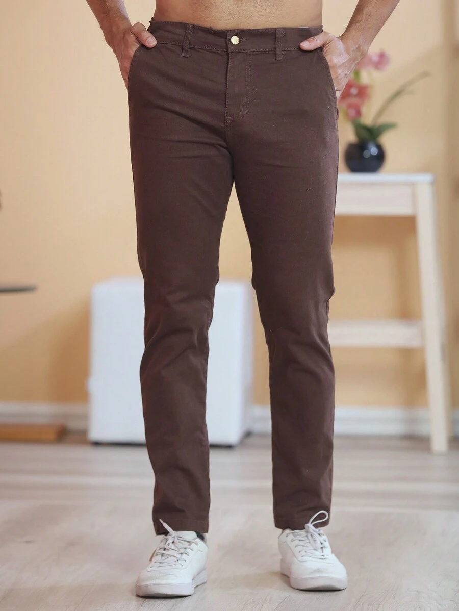 Men Pants - Marrón - Ver 1