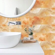 6/12/24/48件黃石紋陶瓷磁磚牆貼,浴室防水剝落背板藝術磁磚貼紙,乙烯基牆紙,廚房耐油陶瓷磁磚貼紙,家居牆面裝飾 - 彩色 - 查看 7