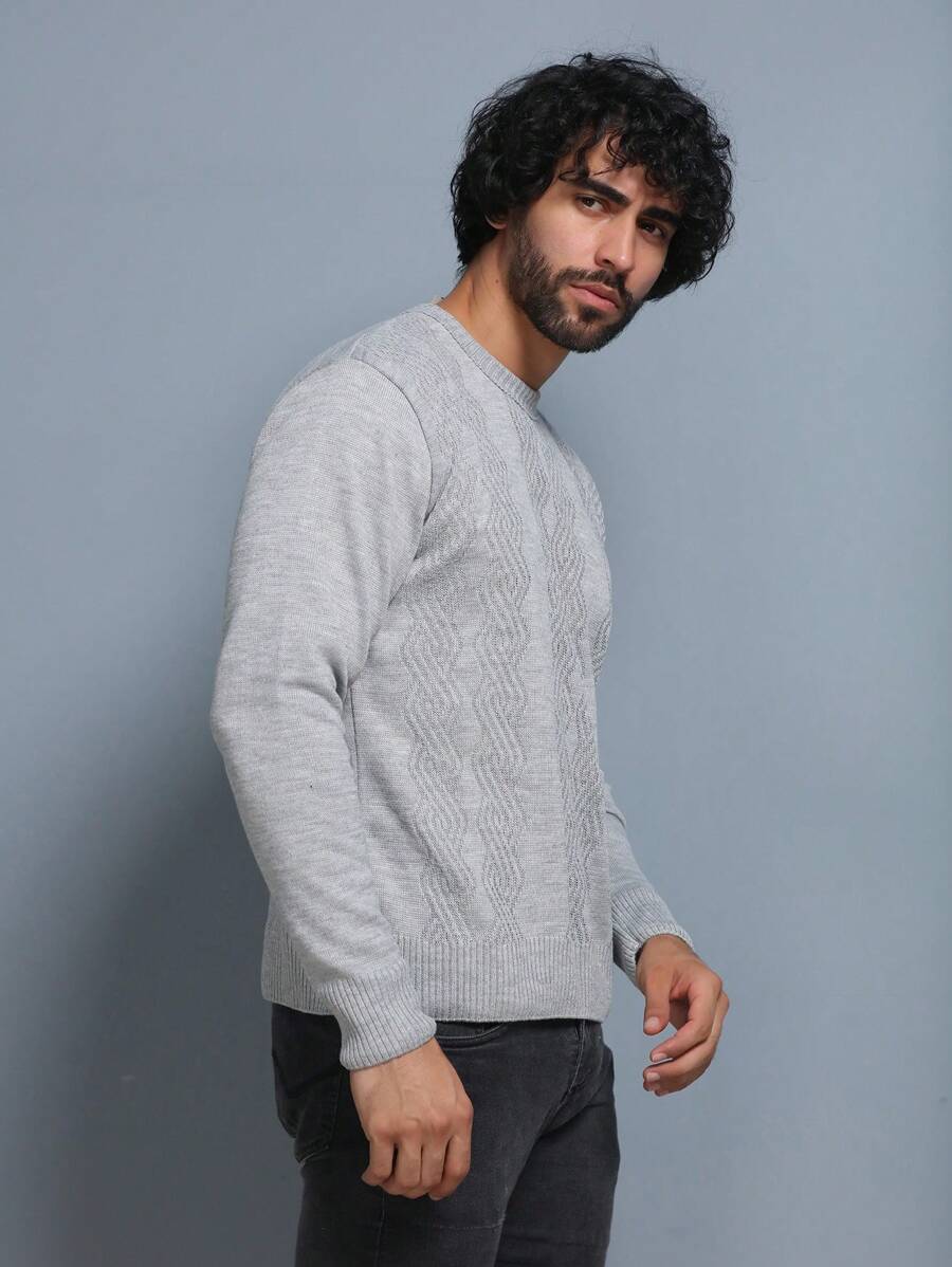 Men Sweaters - Gris - Ver 1