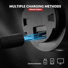 ROCKBROS LED Rear Bike Tail Light, 100 Lumens USB Rechargeable Ultra Bright Smart Tailight, Brake Sensing Bicycle Light For Mountain And Road Cycling, 7 Light Modes - Black - View 6