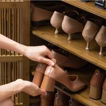 Scarpiera da ingresso in Bambù Scarpiere Chiusa Moderne Salvaspazio Portascarpe d'arredo con Cassetto Scarpiera 4 Livelli