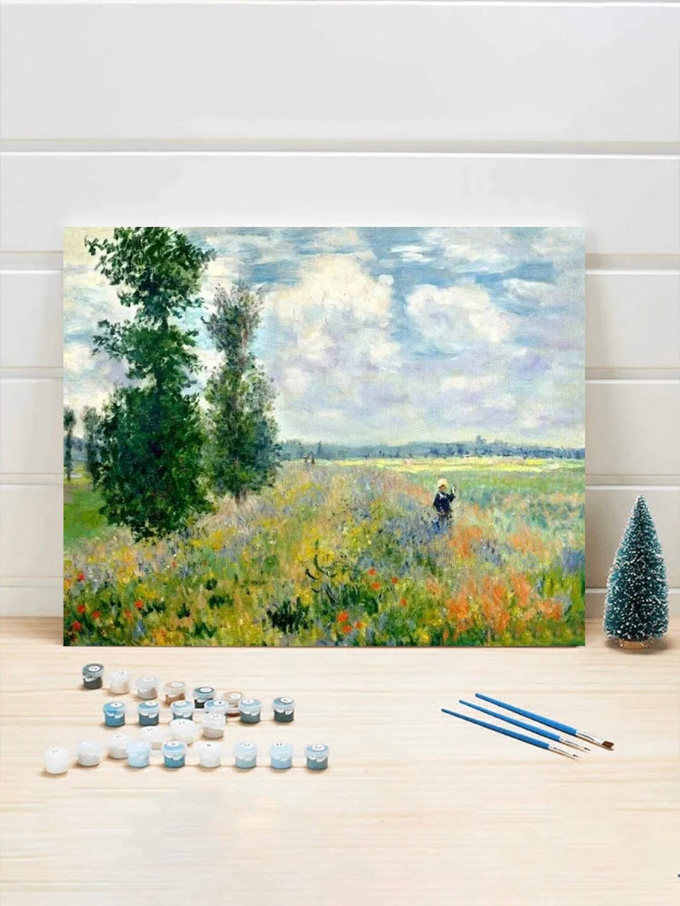 1 Set Of Personalized Diy Digital Oil Painting Kit Wheat Field Art
