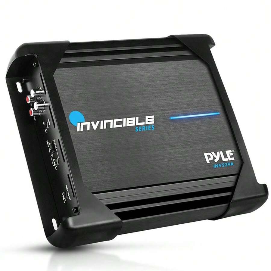 Pyle 2 Channel 1000Watts Max Mosfet Amplifier, Invincible Series Amplifier - Black - View 1