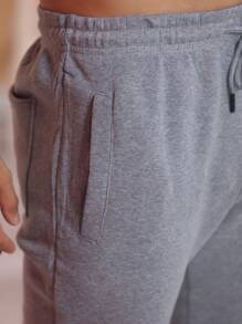 Calça Moletom Masculina Calça Moletom PLUS SIZE Elastico Skinny Slim Sport importado engrossado BOLSO COM ZIPER - Cinza - Visão 8