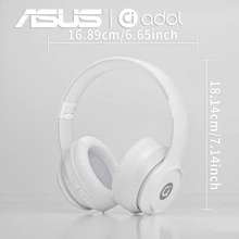 ASUS 华硕 AS-D96 无线耳塞带麦克风防噪音耳机带麦克风耳罩式耳机兼容 /Android/iOS - 白色 - 查看 11