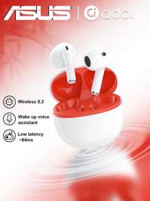 ASUS ASUS Wireless Headset Connection With Charging Compartment, Touch Operation Adjustment, Multi-Function, Long Battery Life, Suitable For Game Calls