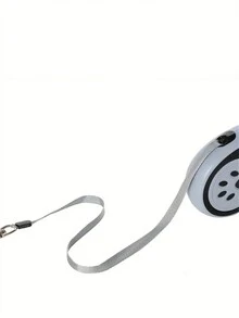 自動縮繩狗牽引帶,帶有制動按鈕,適合小型至中型貓狗戶外散步 - 粉色 - 查看 9