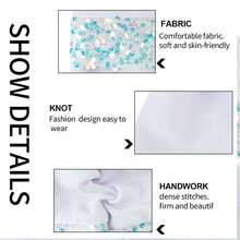 Fashion Simple Turban Cap Casual Knitted Sequin Patchwork Headband Decoration Wrapped Around Headscarf Hat - A - View 6