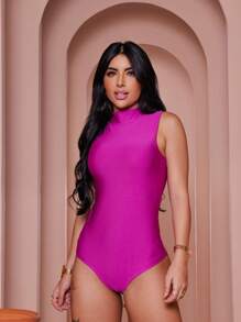 Women Bodysuits - Rosa Roja - Ver 1