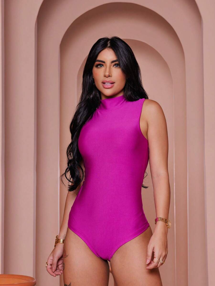 Women Bodysuits - Rosa Roja - Ver 1