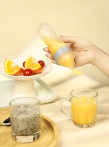 Infant Milk Bottle With Food Dispenser Spoon, Silicone Press Feeding Spoon, Suck-Attached Plate & Anti-Dust Pp Storage Container Set For Baby-Utensils For Supplementary Food With Health & Hygiene Packaging