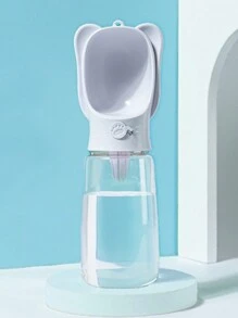 1 Pieza 350ml/550ml Contenedor De Alimentos Desmontable Y Botella De Agua Para Mascotas Todo En , Taza Portátil Para Exterior