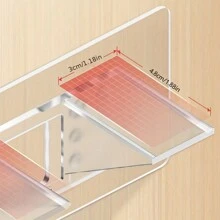 4pcs Punch Free Shelf Support Peg, Clear Self Adhesive Shelves Clips For Kitchen Cabinet Book Shelves, Strong Partition Bracket Holders Pin For Closet Clapboard Layer Decorations Decor Festival Decor Room Decor Home Decor Bed Room Decor Bedroom, Organizer, Home Storage, White T Shirt Women, Black Pants Women, Ladies Winter Clothes, Dress,