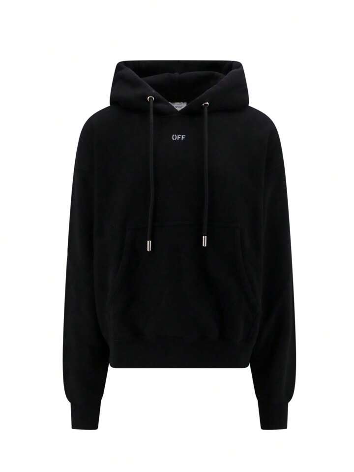パーカー・フーディ OFF WHITE Men Sweater OMBB085C99FLE0101001 Black Off-White Men's Sweater BLACK OMBB085C99FLE0101001 | SHEIN USA