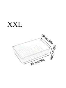 1pc Clear Jewelry Storage Box Valentine Day Back To School - Clear - View 6