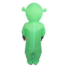 1 Pieza Traje Inflable De Alien De Halloween Con Tentáculos Para Deportes, Actuaciones, Vida Diaria, Cosplay, Fiestas - Verde - Ver 5