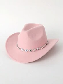 1 Miếng Của phụ nữ Đúng mốt Nón cao bồi , Quý cô Chống nắng Mũ lưỡi trai Đối với Các hoạt động ngoài trời , Không giới tính Có viền Mũ Đối với Hiệu suất , Jazz Mũ , Mũ - Nhiều màu - Xem 5