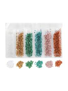 Résine De Pierre Écrasée En Verre Métallique Remplissages De Cristal Époxy Uv Pour Les Moules De Résine Pour La Fabrication De Bijoux, Artisanat Diy Et Décorations Pour Nail Art