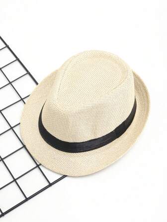 Chapeau de Jazz en lin respirant pour hommes, chapeau décontracté élégant de style britannique pour Boho été et automne