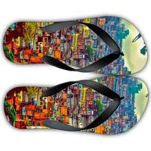 Chinelo de Dedo Masculino Favela Quebrada Mandrake Morro Adulto e Infantil - Preto - Visão 2