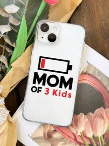 1 Miếng Ngày lễ Mẹ Tiếng Anh Slogan In Làm sạch ốp điện thoại , Tương thích với iPhone Và Samsung - Nhiều màu - Xem 2