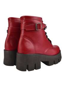 Monte Shoes Women Ankle Boots & Booties - Đỏ - Xem 5