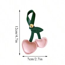 1 chiếc Túi xách thiết kế hình quả anh đào 3D Pu dễ thương cho nữ, Mặt dây chuyền móc khóa túi đa năng cổ điển, Mặt dây chuyền túi quả anh đào, Quà tặng đồ dùng học tập trở lại trường cho giáo viên, Mặt dây chuyền quả anh đào cho ngày lễ tình nhân - Nhiều màu - Xem 5