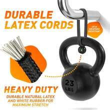 50-Pcs Bungee Balls,Black Bungee Cord For Canopy Tarp, UV Resistant,With Elastic String For Canopy, Tarp, Straps, Tent, Poles & Wires, For Outdoor & Indoor Activities Camping Stuff - Black - View 4