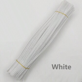 20/100pcs Twist Ties, Mixed Color Macaron Chenille Sticks, Twist Rods, 6 Mixed Colors DIY Handmade, Flexible Polyester Stem Twist Ties For Crafting, Artificial Potted Plants, Artificial Animals, Home Decor, Easter Gifts, Birthday Gifts, Holiday Gifts