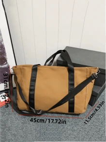 Bolsa Grande De Mano Para Uso Diario Con Gran Capacidad, Multifuncional, De Moda Y Adecuada Para Viajes Cortos. - Multicolor - Ver 11