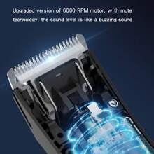 Hiena Hyn-213 Electric Intimate Trimmer Shaver - Black - View 6