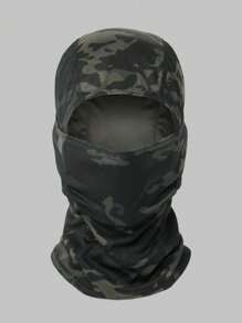 1pc Fashionable Unisex Camouflage Sun Protection Face Mask With Balaclava Cap, Suitable For Motorcycle Riding And Outdoor Activities - Multicolor - View 7
