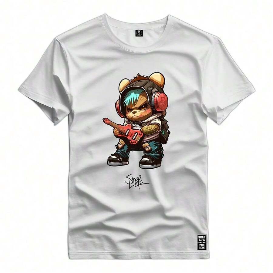 Men T-Shirts - 白色 - 查看 1