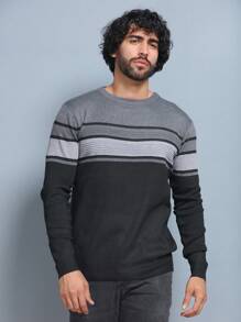 Men Sweaters - 黑色 - 查看 4