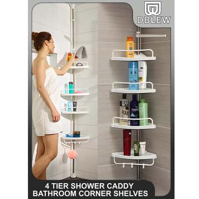 Estante de plástico para baño