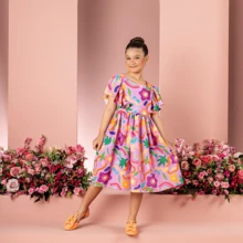 Young Girls Dresses - Lila Púrpura - Ver 3