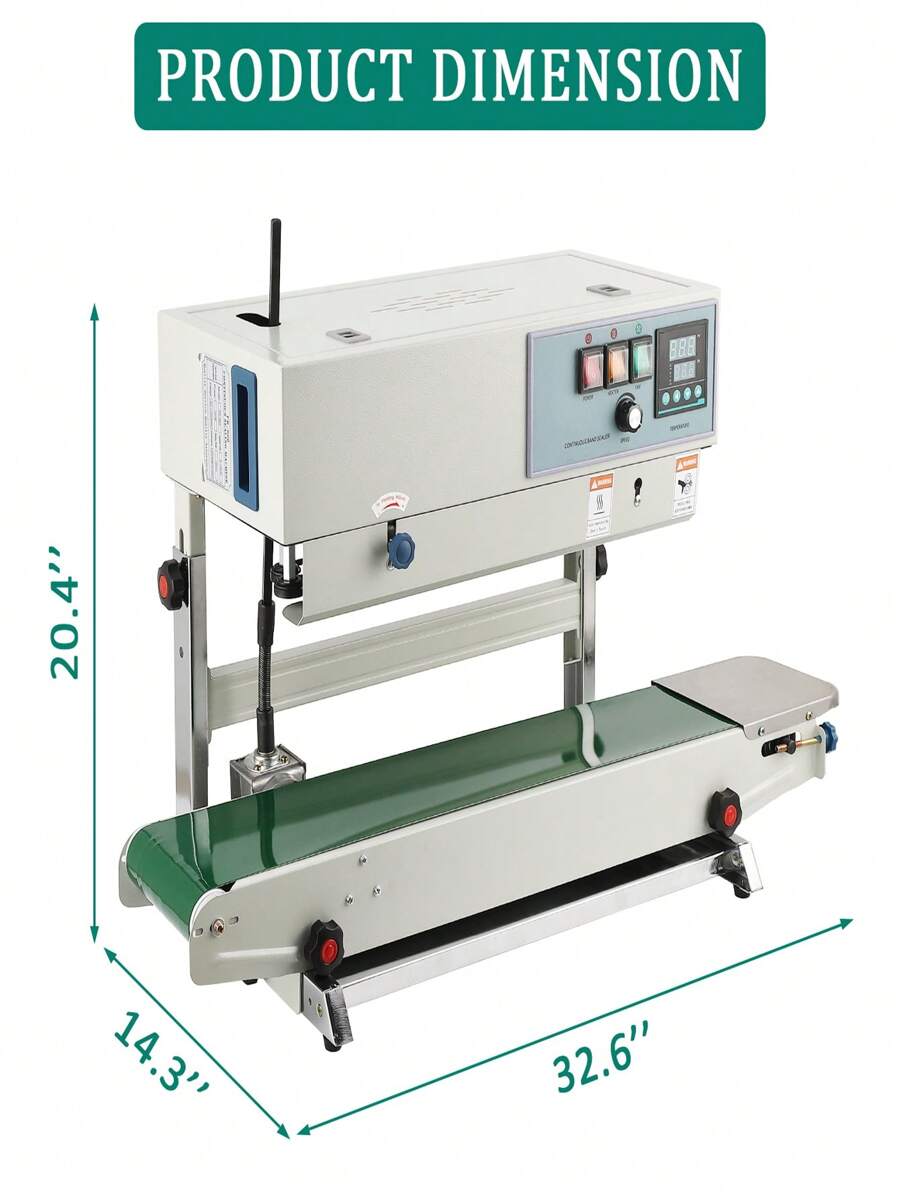 Band Sealer, Vertical Continuous Band Sealer FR900, Automatic Continuous Sealing Machine With