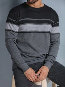Men Sweaters - Grey - View 1