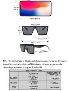 3 Stücke Herren Geometrische Plastikrahmen Coole Klassische Schwarze Gläser für Outdoor Klettern Radfahren Zubehör Strand Zubehör Sonnenbrillen für Sommer Strand Urlaub, Outdoor, Reise