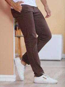 Men Pants - Marrón - Ver 5