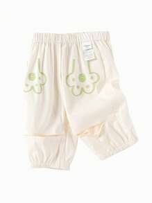 Balabala Baby Girl Casual Pants, 2024 Summer New Collection, And Breathable Trousers