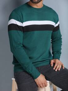 Men Sweaters - Green - View 1