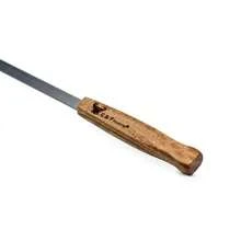 G & F Large Stainless Steel BBQ Skewers, 17-Inch Long, Half-Inch Wide Blade, Set Of 8 - 銀色 - 查看 4