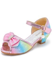 Dreamshoes Little Girls Dress Sandals Kids Heels For Wedding Toddler Princess Shoes For Summer