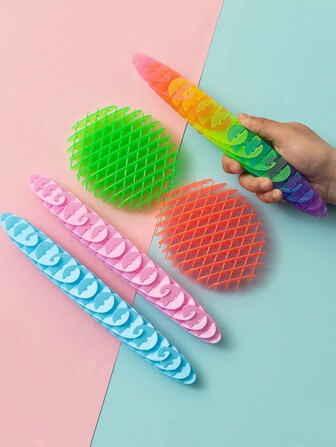 烦躁蠕虫变形蠕虫通风口指尖感官玩具变形新奇特玩具变形弹力玩具复活节圣诞礼物，烦躁玩具，玩具，感官玩具