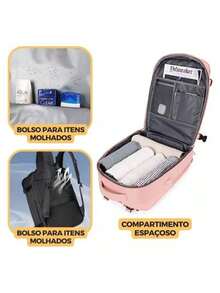 Women Fashion Backpacks - Blue - View 5