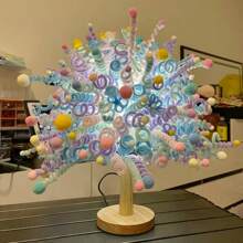 20/100 件扭结带，混色马卡龙雪尼尔棒，扭结棒，6 种混色 DIY 手工制作，柔性聚酯纤维茎扭结带，适用于手工制作、人造盆栽植物、人造动物、家居装饰、复活节礼物、生日礼物、节日礼物 - 彩色 - 查看 10